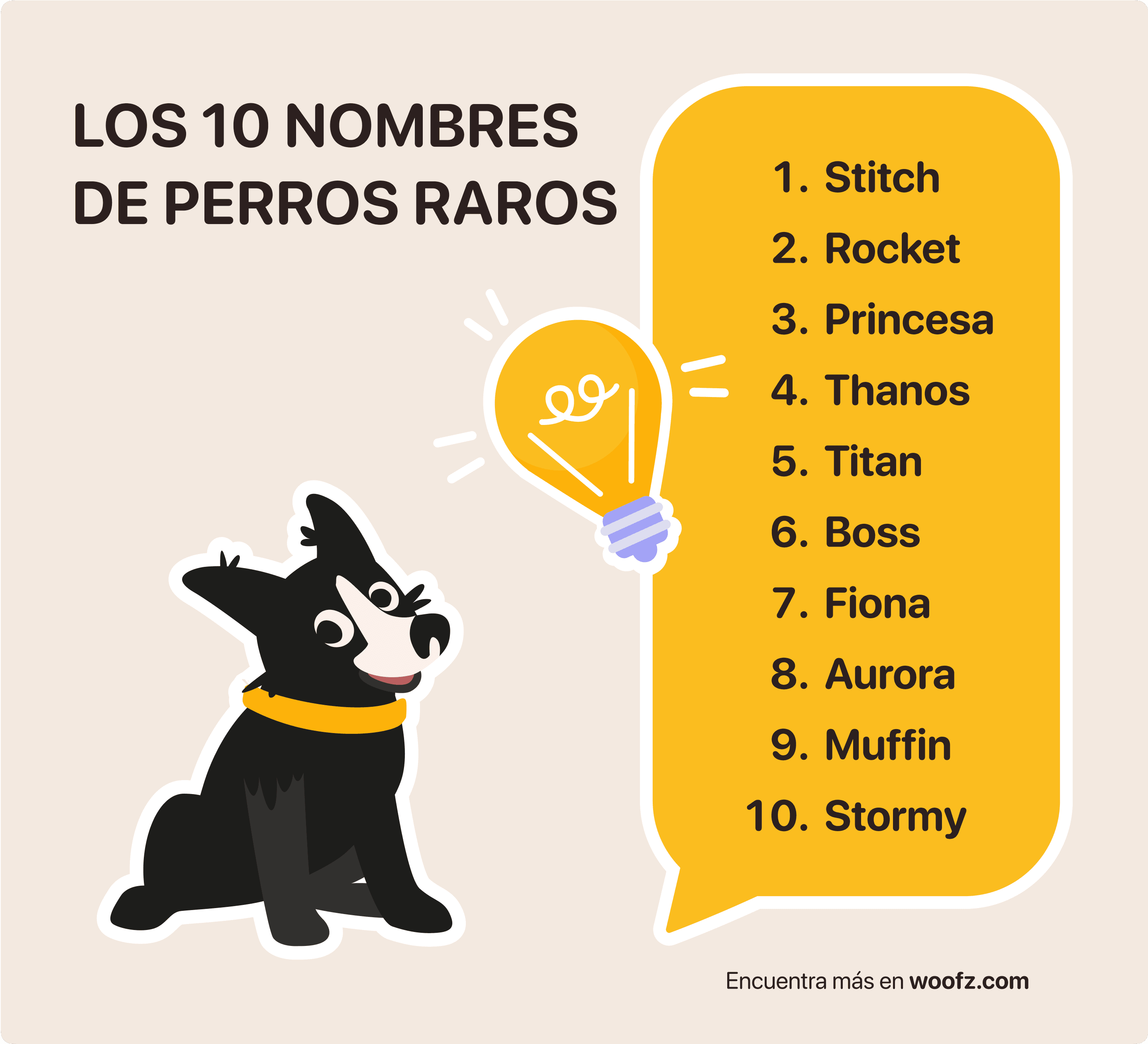 nombres raros para perros